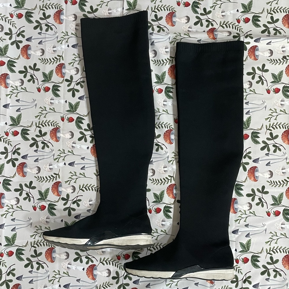 Zara Black OTK Boots